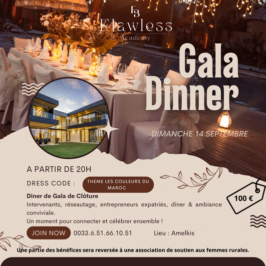 Dîner des entrepreneurs à Marrakech