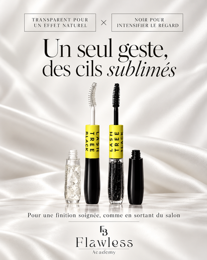 Lash Tree Black – Soin pour cils transparent et noir 2-en-1