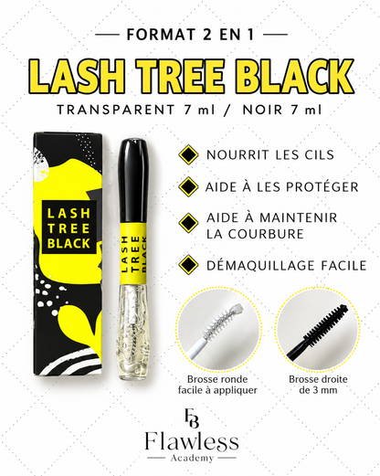 Lash Tree Black – Soin pour cils transparent et noir 2-en-1