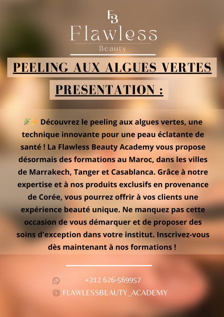 Formation Peeling Maroc